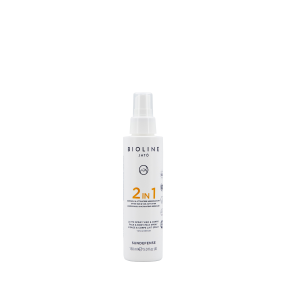 NYHET! Bioline 2 in 1 After Sun & Tan Activator Face & Body Milk Spray Tan & Repair, 150 ml